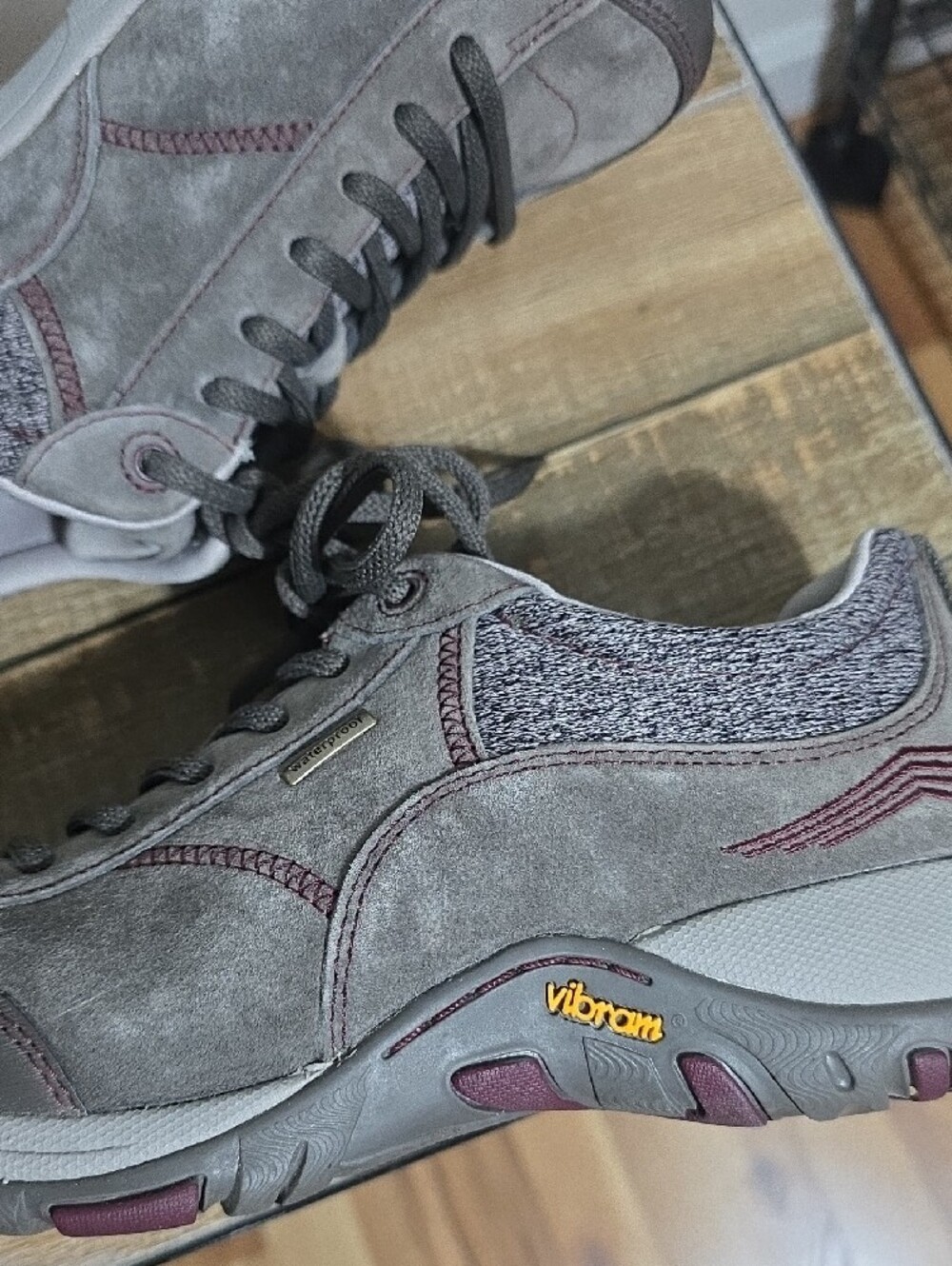 Dansko Paisley Gray Women's Casual Gray Lace-Up Walking Shoes Sz 38 - Picture 6 of 8